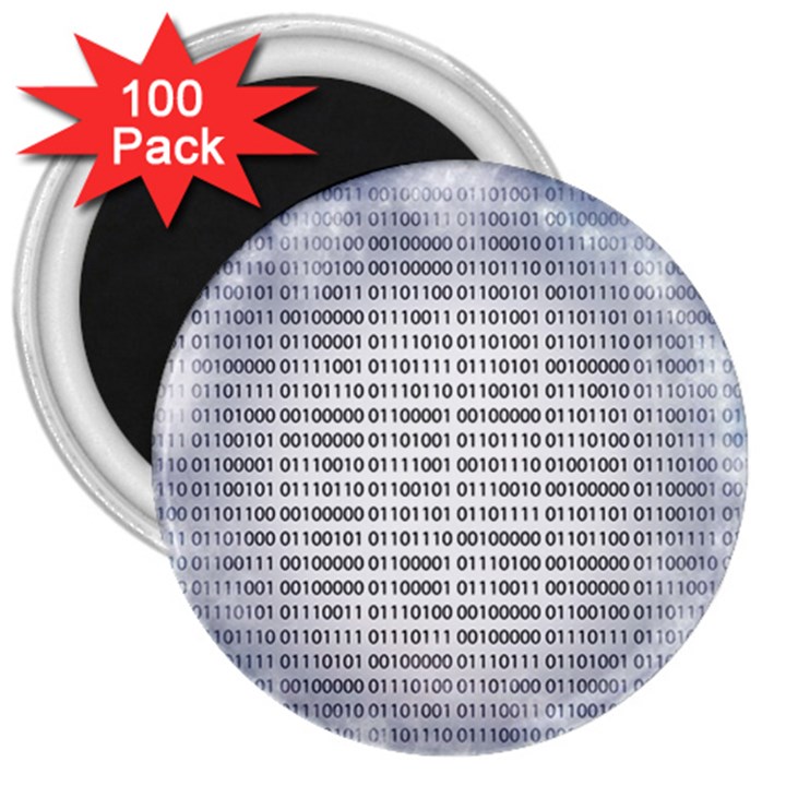 Binary Computer Technology Code 3  Magnets (100 pack)