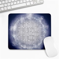 Binary Computer Technology Code Large Mousepads by Nexatart