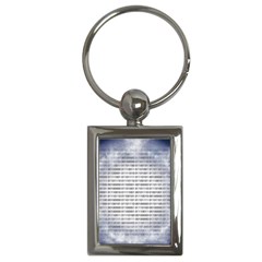 Binary Computer Technology Code Key Chains (rectangle)  by Nexatart