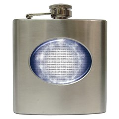 Binary Computer Technology Code Hip Flask (6 Oz) by Nexatart