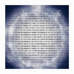 Binary Computer Technology Code Medium Glasses Cloth (2-side) by Nexatart