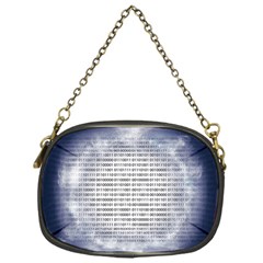 Binary Computer Technology Code Chain Purses (one Side)  by Nexatart