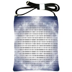 Binary Computer Technology Code Shoulder Sling Bags