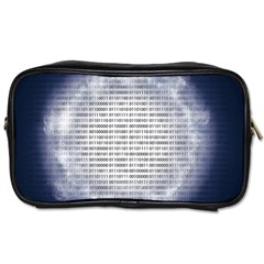 Binary Computer Technology Code Toiletries Bags by Nexatart