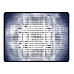 Binary Computer Technology Code Fleece Blanket (small) by Nexatart