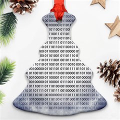 Binary Computer Technology Code Ornament (christmas Tree)  by Nexatart