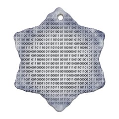 Binary Computer Technology Code Snowflake Ornament (two Sides) by Nexatart