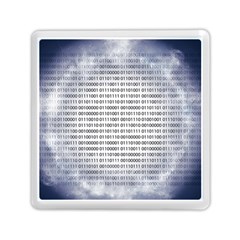 Binary Computer Technology Code Memory Card Reader (square)  by Nexatart