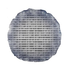 Binary Computer Technology Code Standard 15  Premium Round Cushions by Nexatart