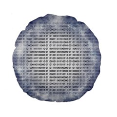 Binary Computer Technology Code Standard 15  Premium Flano Round Cushions by Nexatart