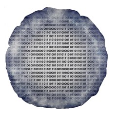 Binary Computer Technology Code Large 18  Premium Flano Round Cushions by Nexatart