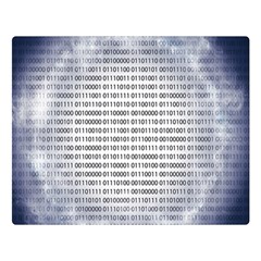 Binary Computer Technology Code Double Sided Flano Blanket (large)  by Nexatart