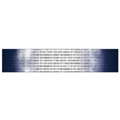 Binary Computer Technology Code Flano Scarf (small) by Nexatart