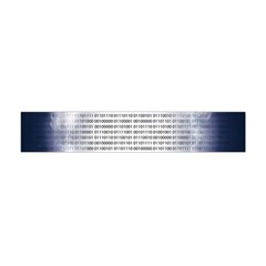 Binary Computer Technology Code Flano Scarf (mini) by Nexatart