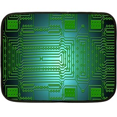 Board Conductors Circuits Double Sided Fleece Blanket (mini)  by Nexatart