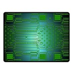 Board Conductors Circuits Double Sided Fleece Blanket (Small)  45 x34  Blanket Back