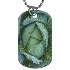 Bright Cabbage Color Dew Flora Dog Tag (one Side) by Nexatart