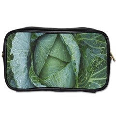 Bright Cabbage Color Dew Flora Toiletries Bags 2-side by Nexatart