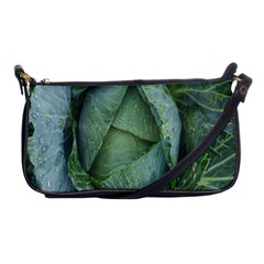 Bright Cabbage Color Dew Flora Shoulder Clutch Bags by Nexatart