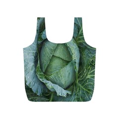 Bright Cabbage Color Dew Flora Full Print Recycle Bags (s)  by Nexatart