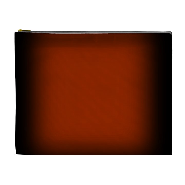 Brown Gradient Frame Cosmetic Bag (XL)