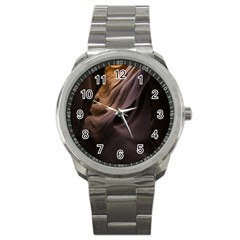 Canyon Desert Landscape Pattern Sport Metal Watch