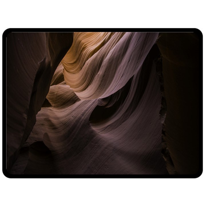 Canyon Desert Landscape Pattern Fleece Blanket (Large) 