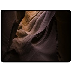 Canyon Desert Landscape Pattern Double Sided Fleece Blanket (large)  by Nexatart