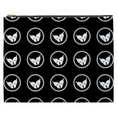 Butterfly Wallpaper Background Cosmetic Bag (XXXL) 