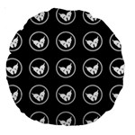 Butterfly Wallpaper Background Large 18  Premium Round Cushions Front