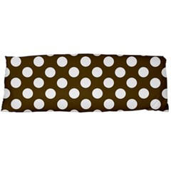 Brown Polkadot Background Body Pillow Case (dakimakura)