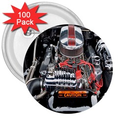 Car Engine 3  Buttons (100 Pack) 