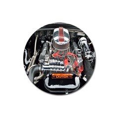 Car Engine Magnet 3  (round)