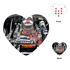 Car Engine Playing Cards (heart)  by Nexatart