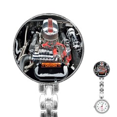 Car Engine Stainless Steel Nurses Watch by Nexatart