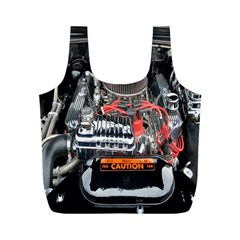 Car Engine Full Print Recycle Bags (m)  by Nexatart