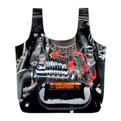 Car Engine Full Print Recycle Bags (l)  by Nexatart