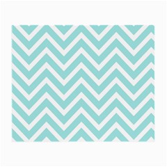 Chevrons Zigzags Pattern Blue Small Glasses Cloth by Nexatart