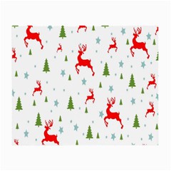 Christmas Pattern Small Glasses Cloth (2-side) by Nexatart