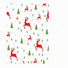 Christmas Pattern Large Garden Flag (two Sides) by Nexatart