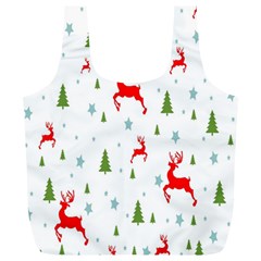 Christmas Pattern Full Print Recycle Bags (l)  by Nexatart