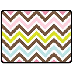 Chevrons Stripes Colors Background Fleece Blanket (large) 