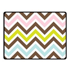 Chevrons Stripes Colors Background Fleece Blanket (small)