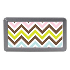 Chevrons Stripes Colors Background Memory Card Reader (mini) by Nexatart