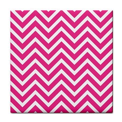 Chevrons Stripes Pink Background Face Towel