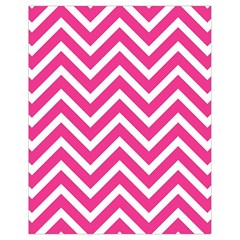 Chevrons Stripes Pink Background Drawstring Bag (small) by Nexatart