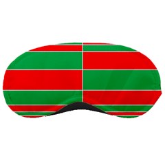 Christmas Colors Red Green Sleeping Masks by Nexatart