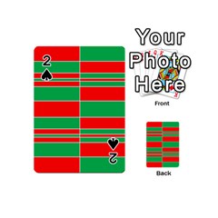 Christmas Colors Red Green Playing Cards 54 (mini) 