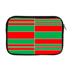 Christmas Colors Red Green Apple Macbook Pro 17  Zipper Case by Nexatart