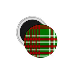 Christmas Colors Red Green White 1 75  Magnets by Nexatart